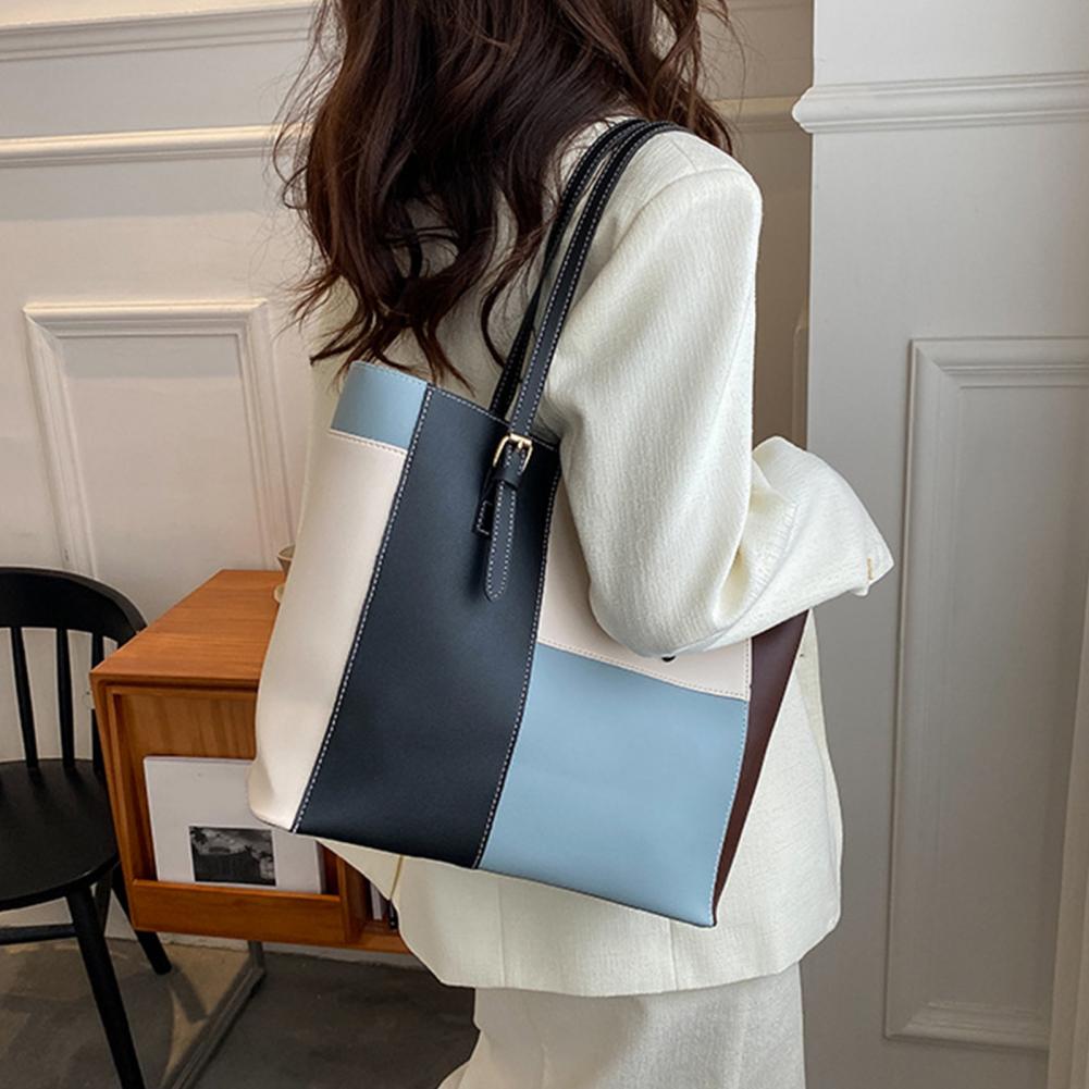 Leather Work Duffle Bag - Modna torba na ramię, duża torebka,