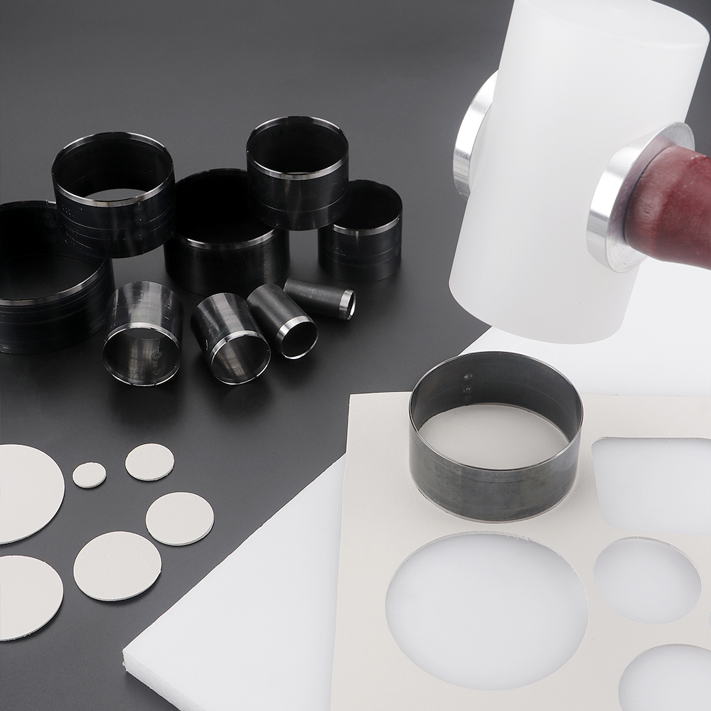 Zestaw 10 szt. okrągłych wykro – Leatherwork Rings recenzja i cena