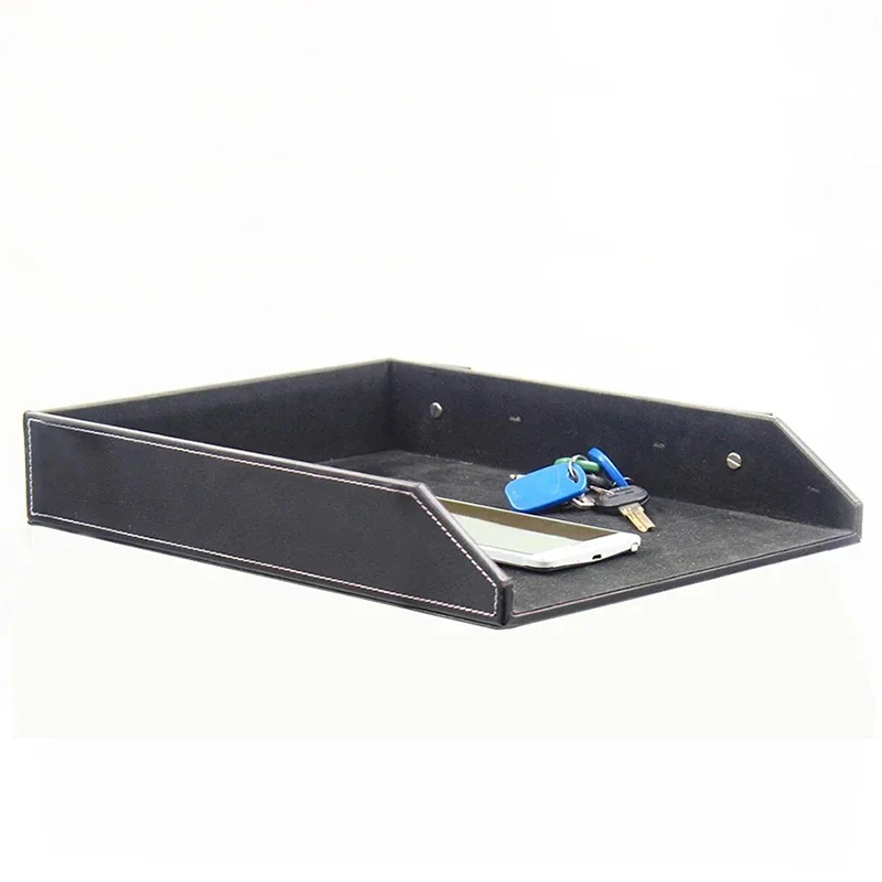 Biznesowa jednowarstwowa taca  – Leatherwork Table recenzja i cena