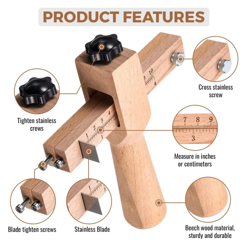 Nowy regulowany nóż do pasków  – Leatherwork Accessories recenzja i cena